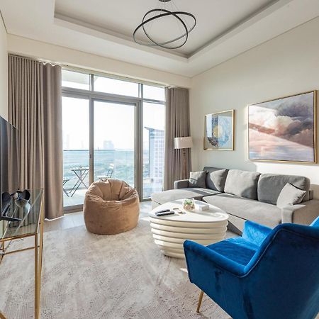 Cozy & Convenient 1Br Haven In Al Jaddaf Lägenhet Dubai Exteriör bild