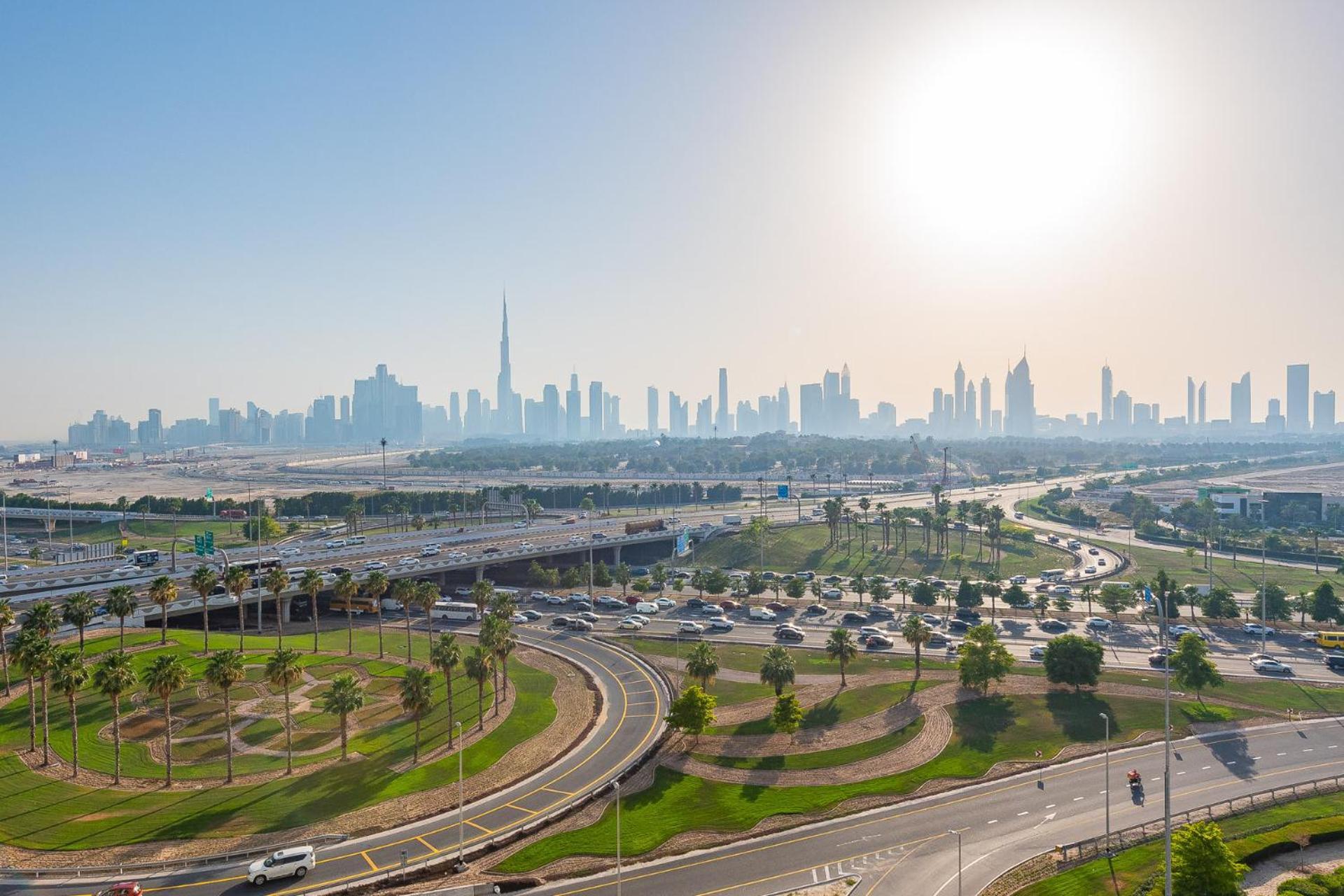 Cozy & Convenient 1Br Haven In Al Jaddaf Lägenhet Dubai Exteriör bild