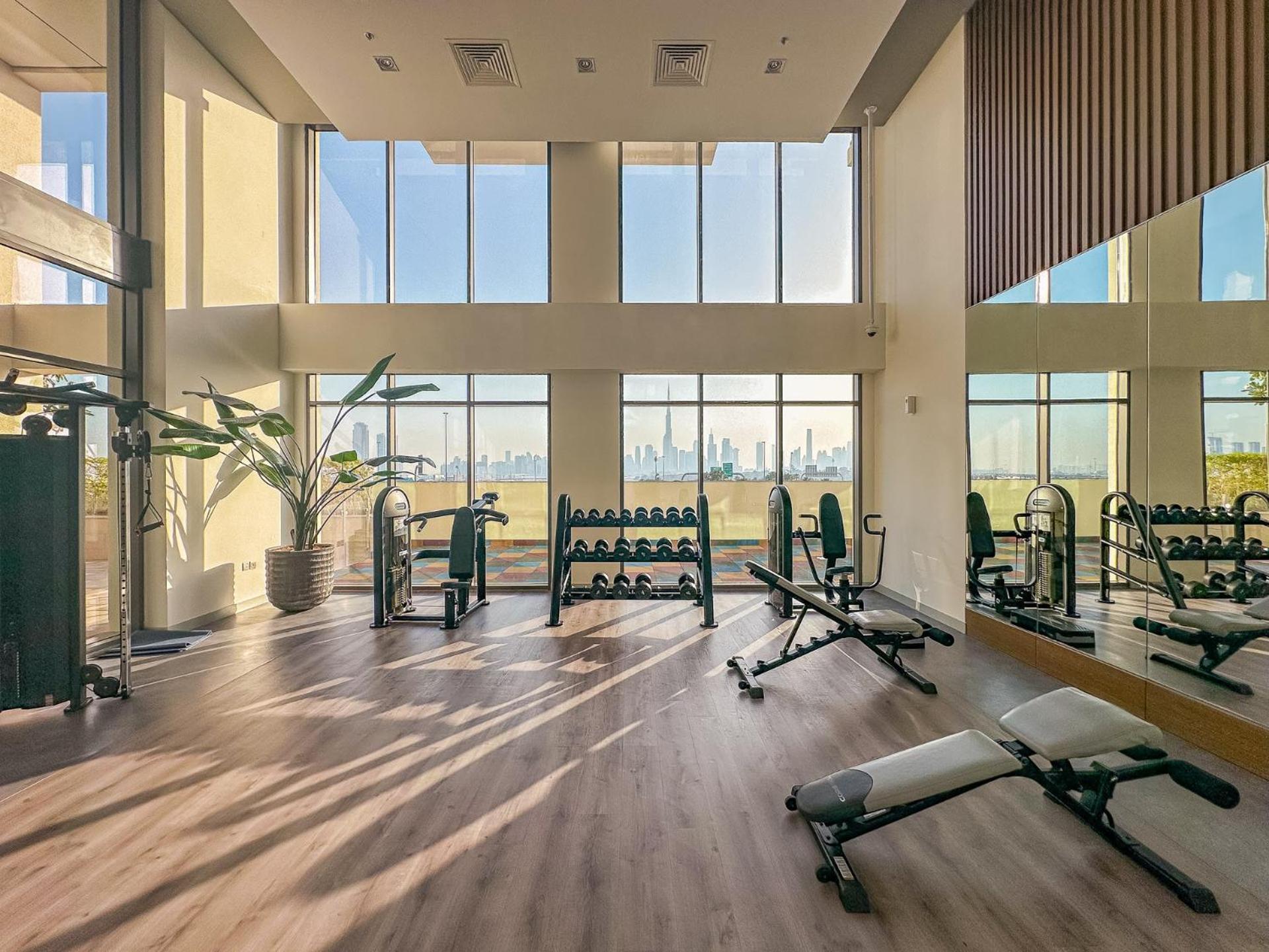 Cozy & Convenient 1Br Haven In Al Jaddaf Lägenhet Dubai Exteriör bild