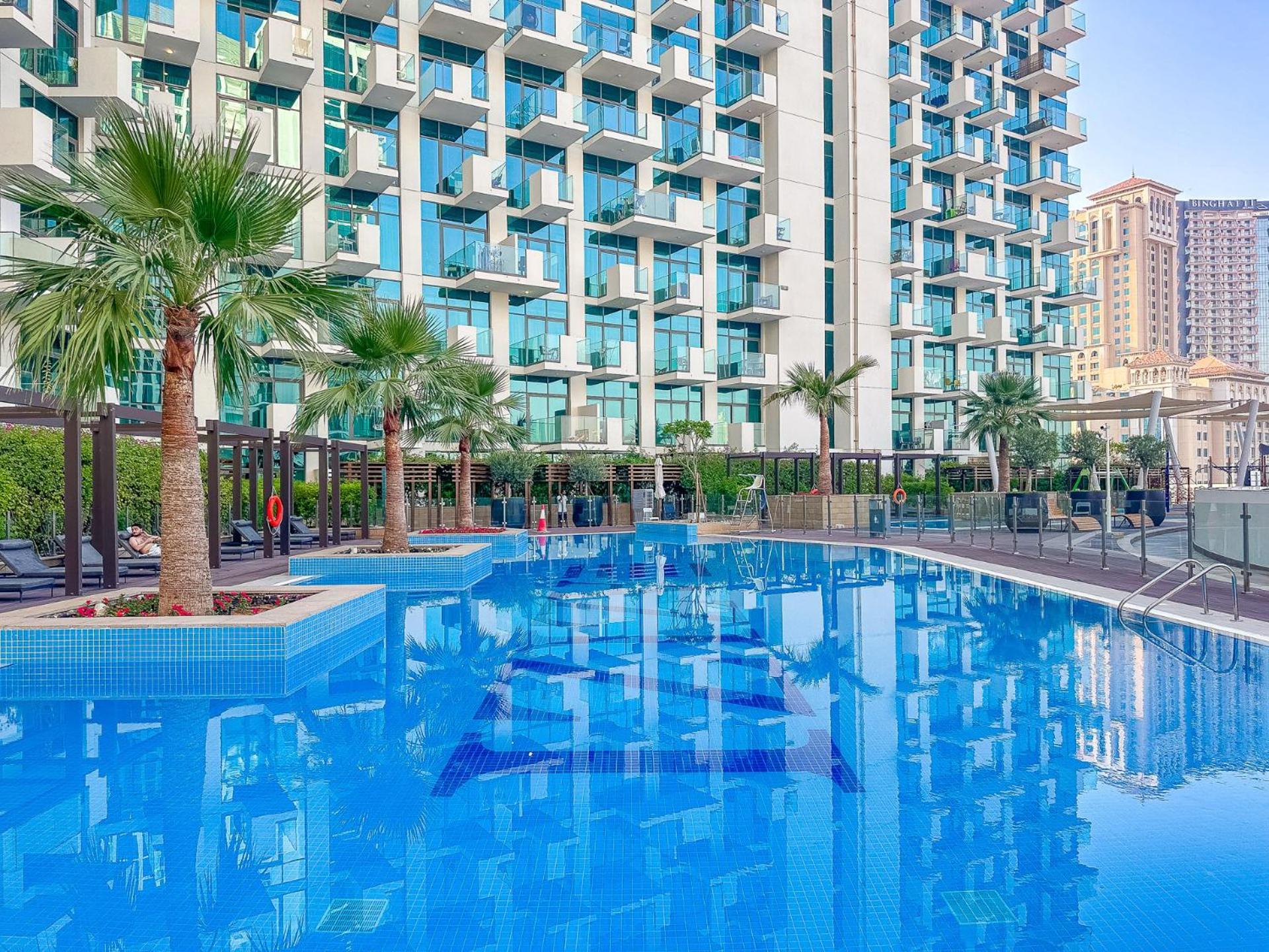 Cozy & Convenient 1Br Haven In Al Jaddaf Lägenhet Dubai Exteriör bild